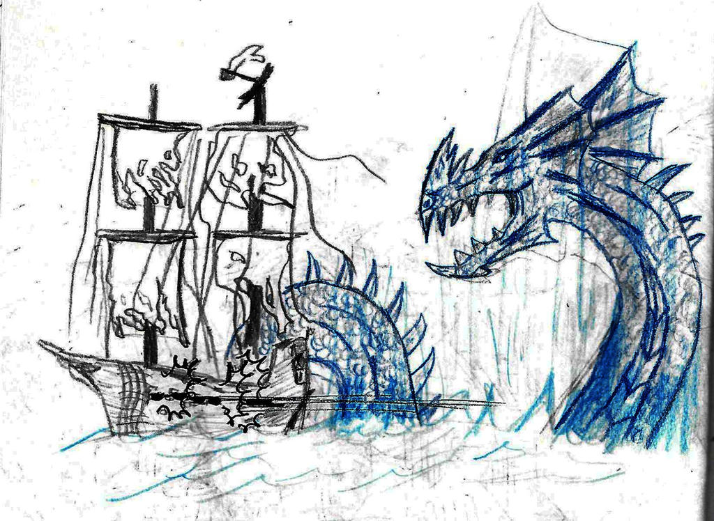 La Bataille de la Mer de Feu (croquis)