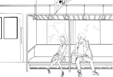 train love last lineart WIP