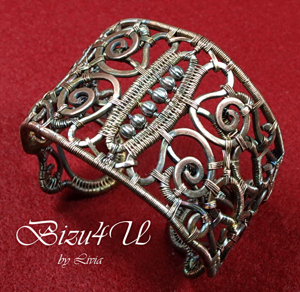 BRANSOLETA AZTECA- ARCHEOLOGY by bizuteria-bizu4u