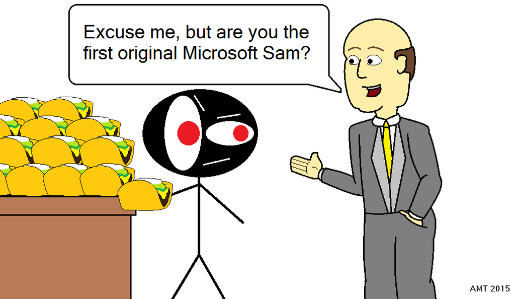 Microsort Sam The First Original Microsoft Sam? by AngusMcTavish on DeviantArt