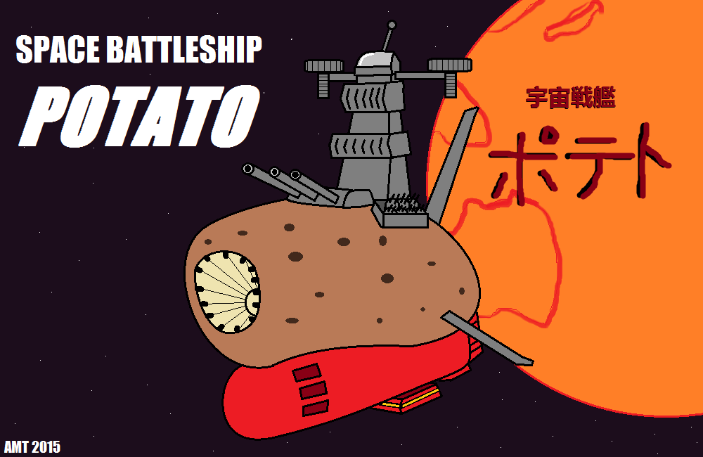 Space Battleship Potato by AngusMcTavish