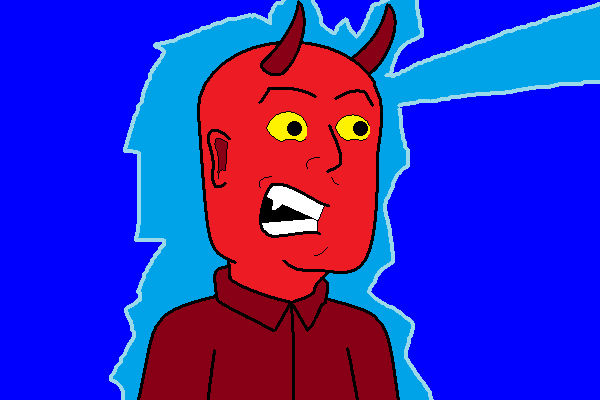 Evil Sam Zapped by AngusMcTavish on DeviantArt