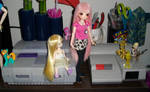 Dolls and Games: Filo, Amane, NES + SNES by HoshiChiri
