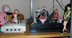 Dolls and games: Mika, Madison, Dreamcast + PS2