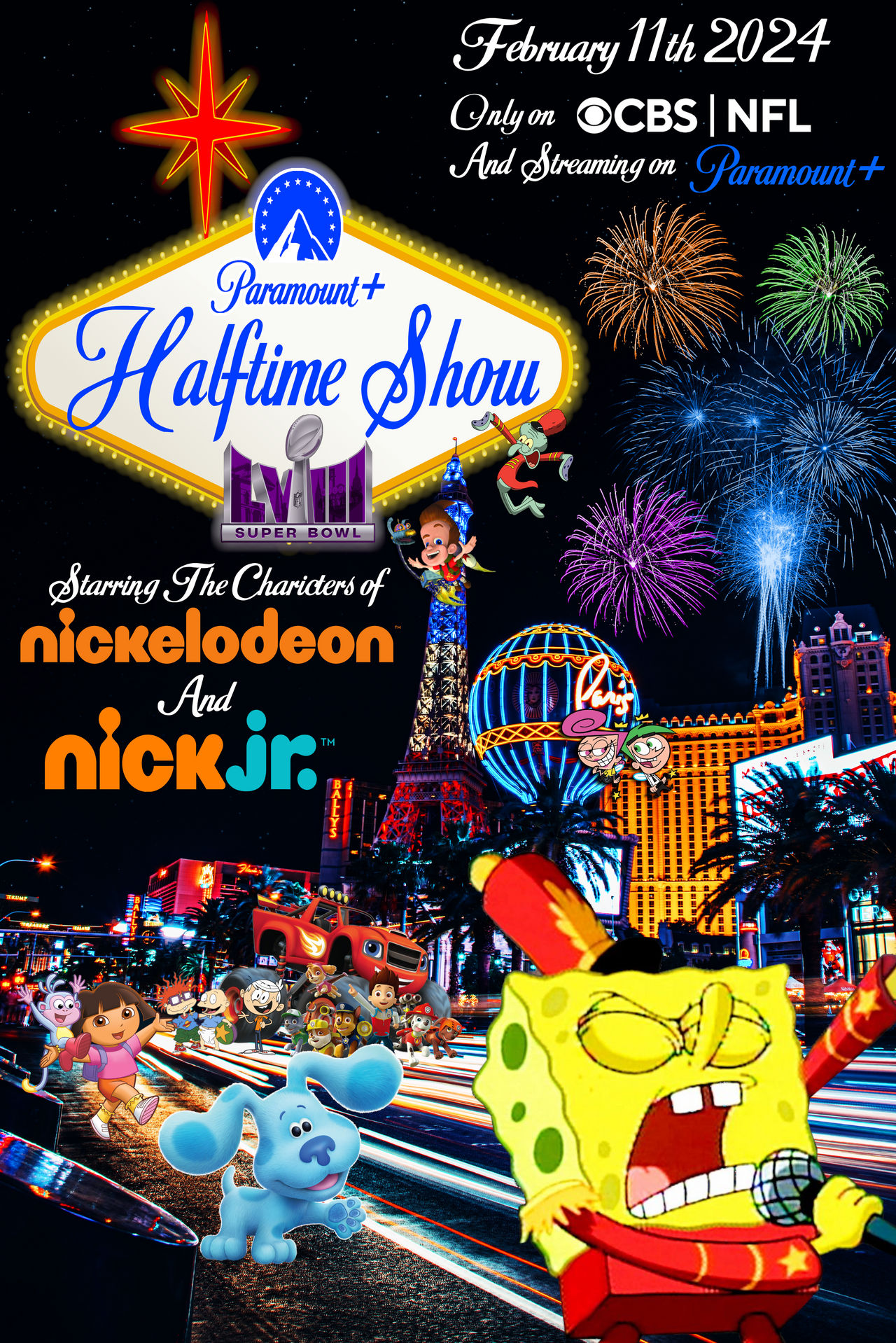 Concept Super Bowl LVIII Halftime Show Poster by FlexSportsNet on DeviantArt