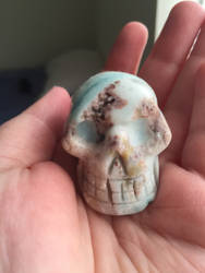 Peruvian Blue Opal Skull