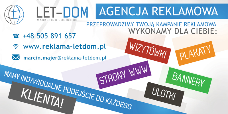 LetDom / BANNER 2m x 1m [PROJEKT]