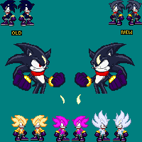 Super Sonic Sprite Sheet by RedDaDoucheHog on DeviantArt