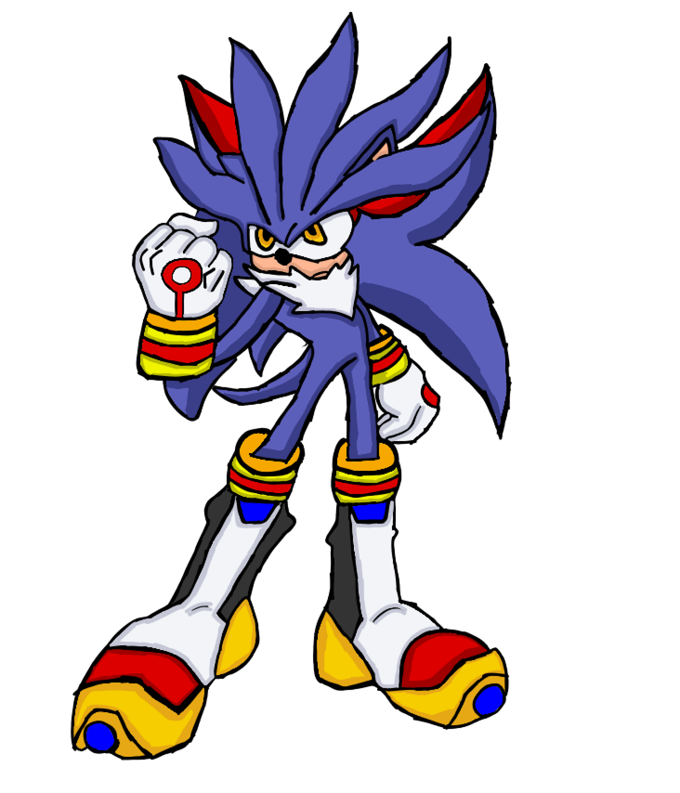 Sonic, Shadow and Silver fusion!! by RikkiandPlagg on DeviantArt