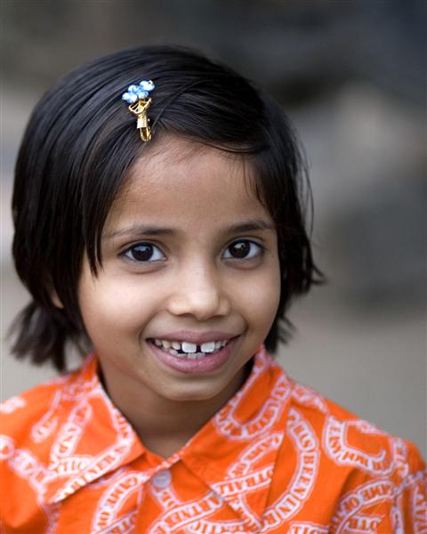 Girl in Orange