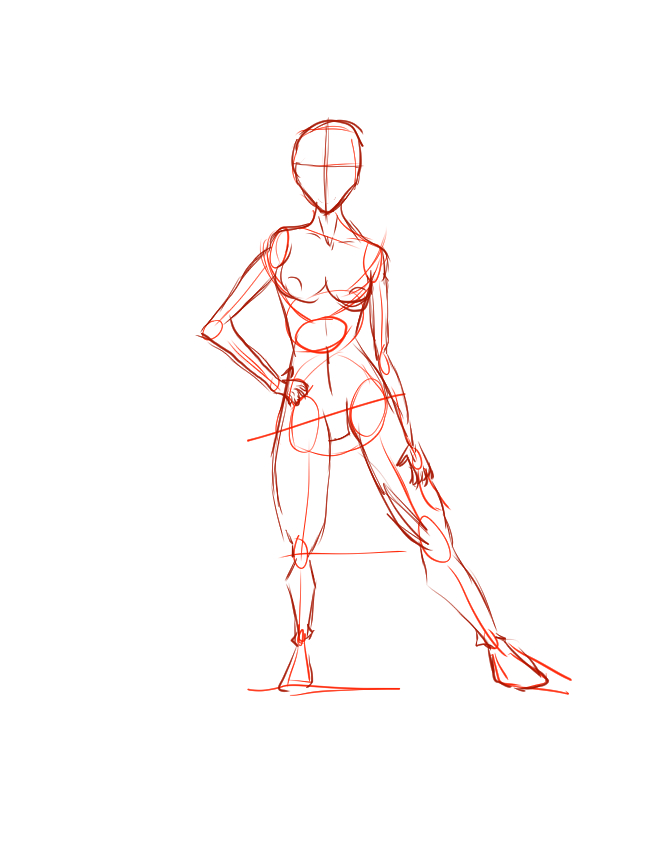 Female Figure Sketches 7