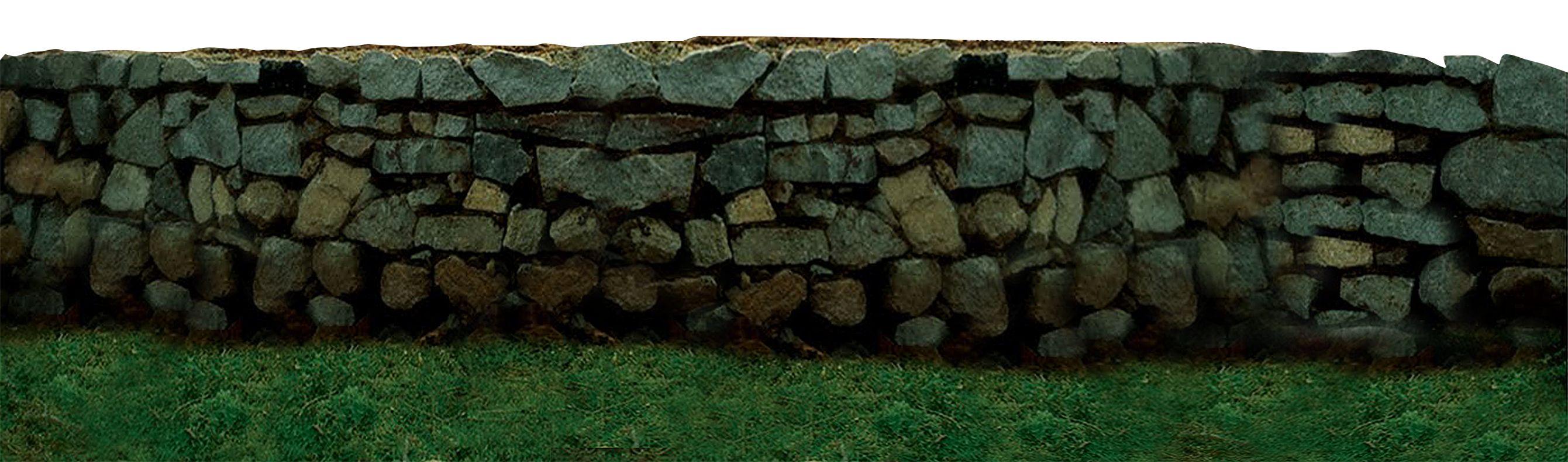 wall and grass