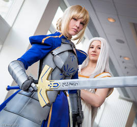 Saber and Irisviel: We Won't Run