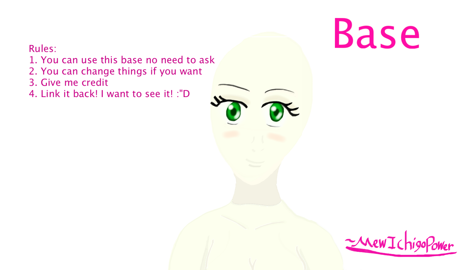 Girl Base by SacredWaterOfDreams on DeviantArt