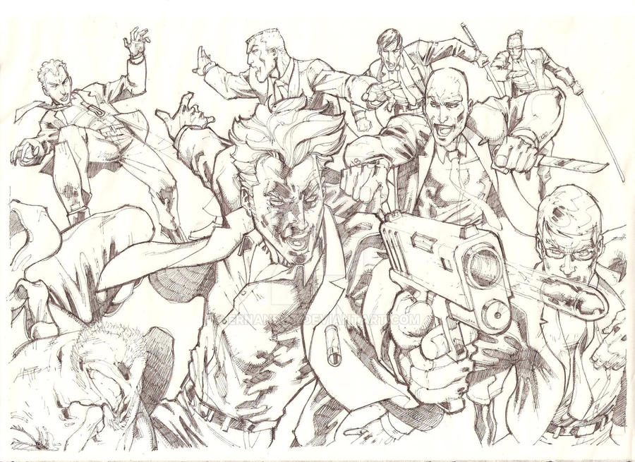 Brawling Drawaging brawl by ernanbot on DeviantArt