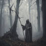 Gaunt Figure In Tattered Robes, Skeletal Fingers C