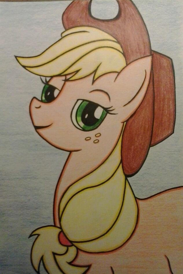 Pyjack Drawing Applejack Pencil Drawing by JesseDraws on DeviantArt