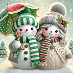 Cute snowmen