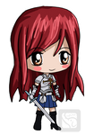 Erza and her Sword by IcyPanther1