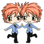 Hikaru and Kaoru Chibi