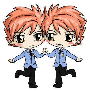 Hikaru and Kaoru Chibi