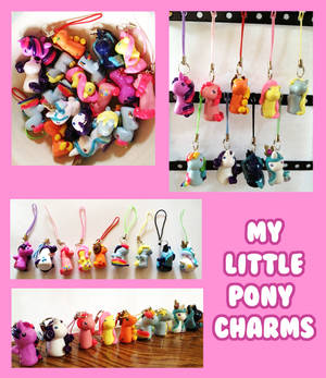 My Little Pony Miniature Clay Charms