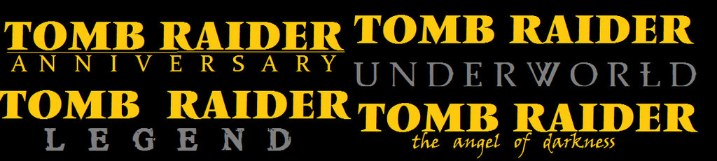 Newer Tomb Raider Logos made Classic