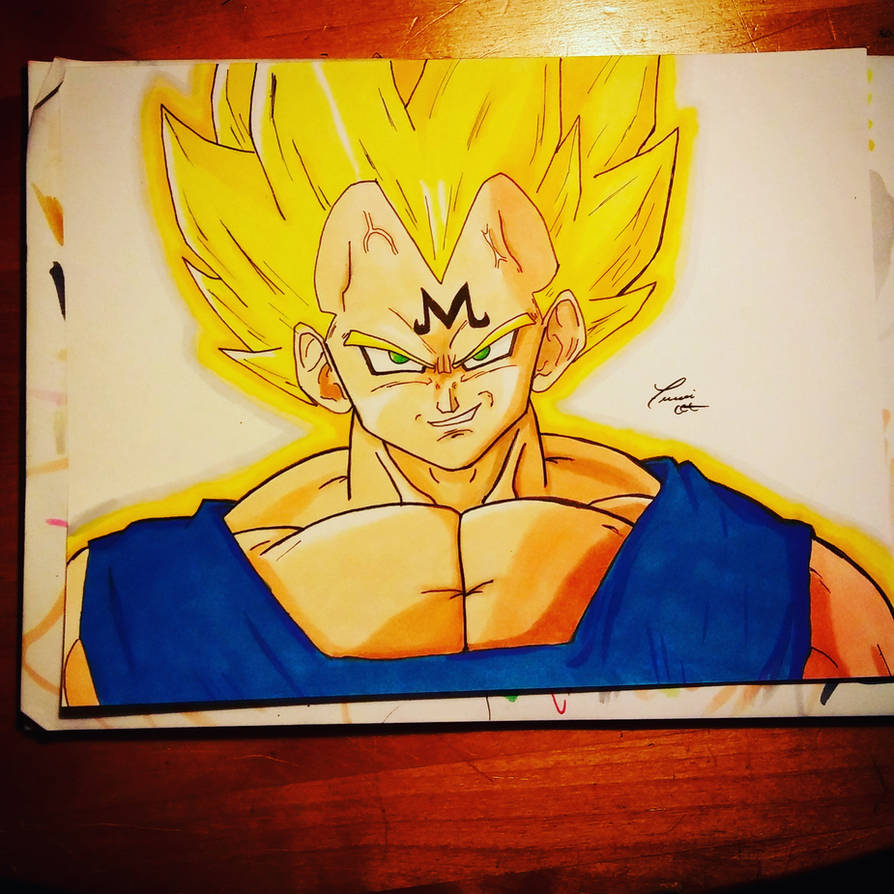Majin Vegeta Drawing By Fredott1958 On DeviantArt majin-vegeta-drawing-by-fredott1958-on-deviantart