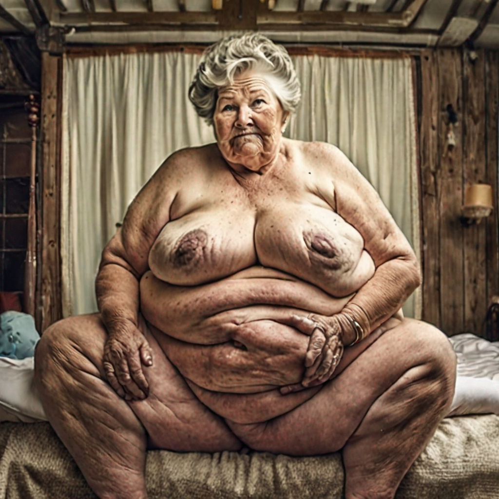 very fat granny nude An Old Fat And Nude Granny Woman Sitting by plum-fs on DeviantArt