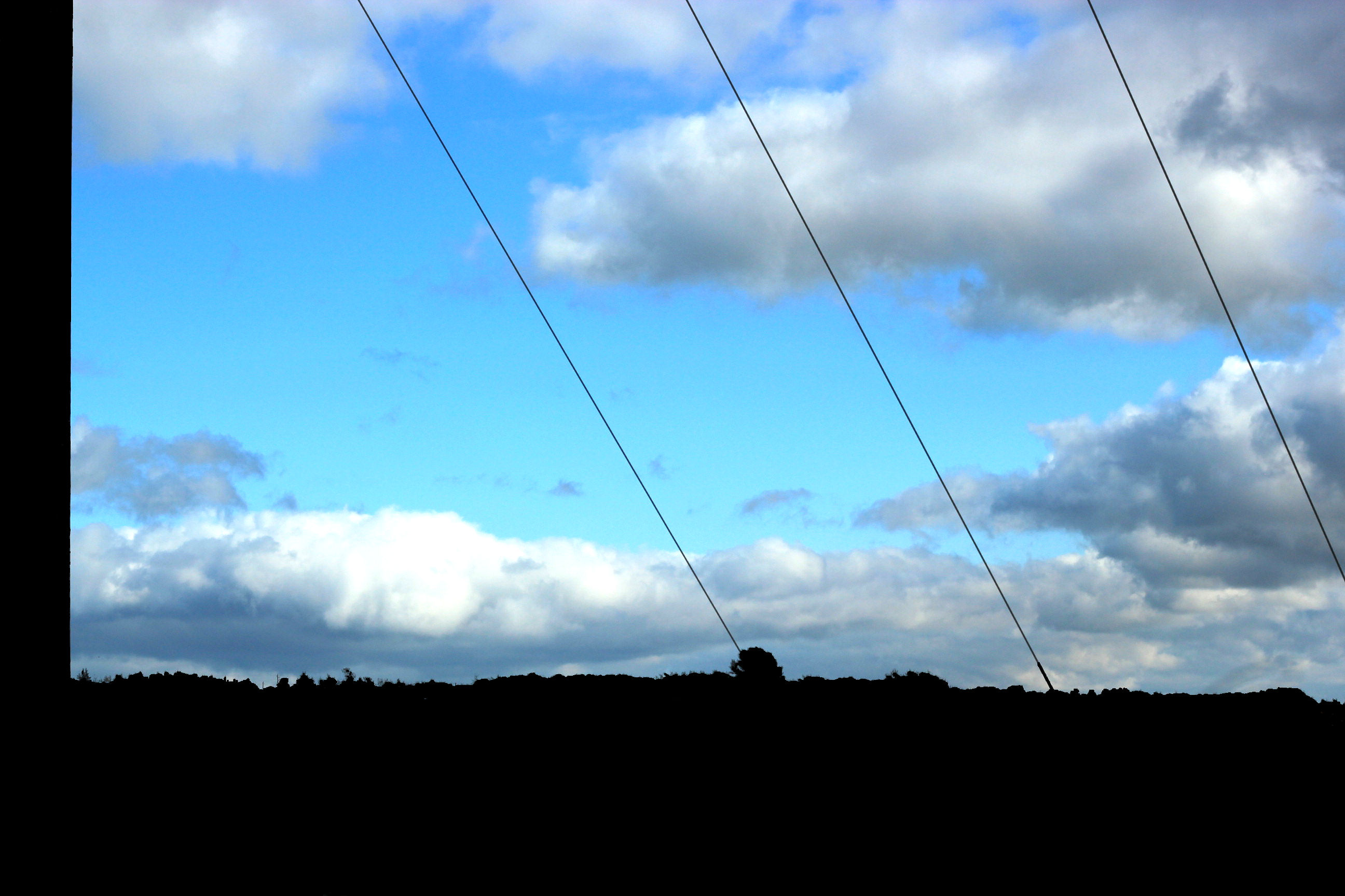 The clouds are moving in