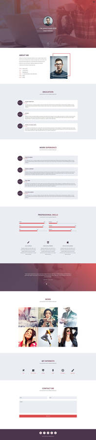 Verka - CV/Resume HTML Template