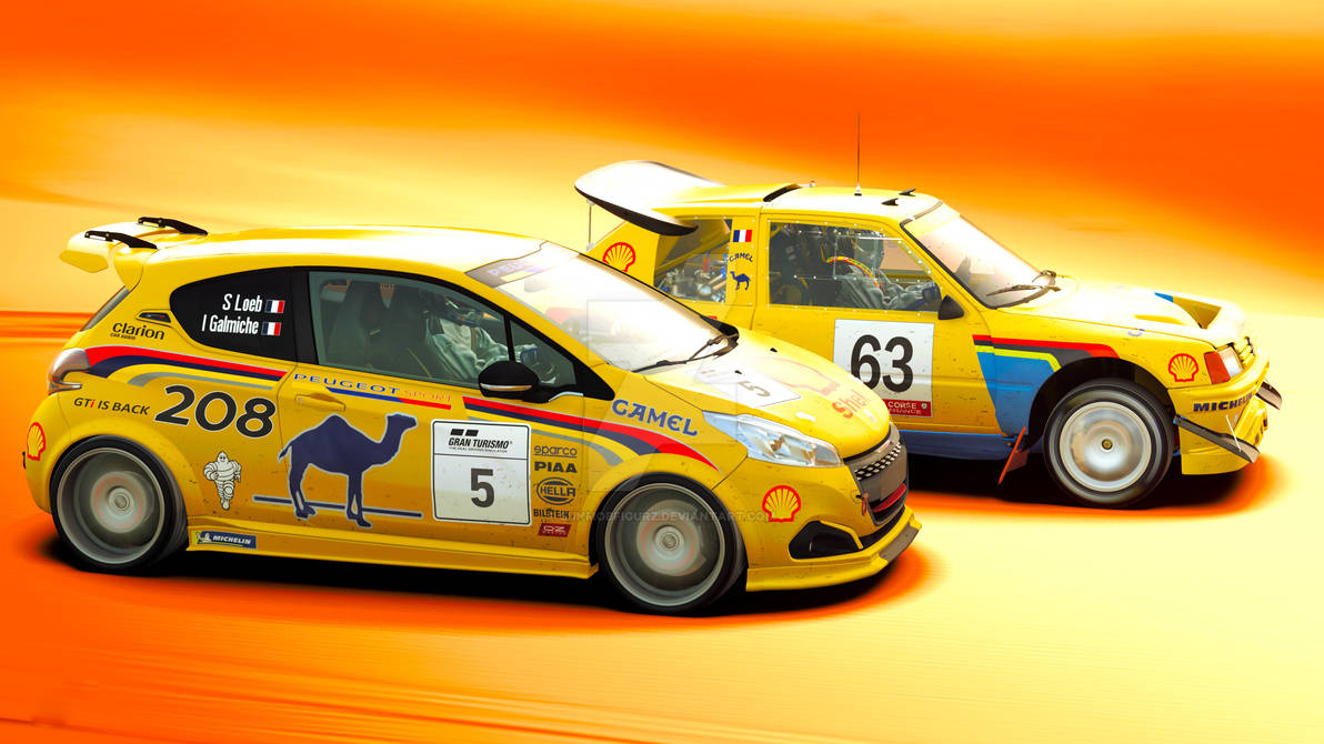 Peugeot 205 T16 Dakar And 208 By SunMobfigurz On DeviantArt peugeot-205-t16-dakar-and-208-by-sunmobfigurz-on-deviantart