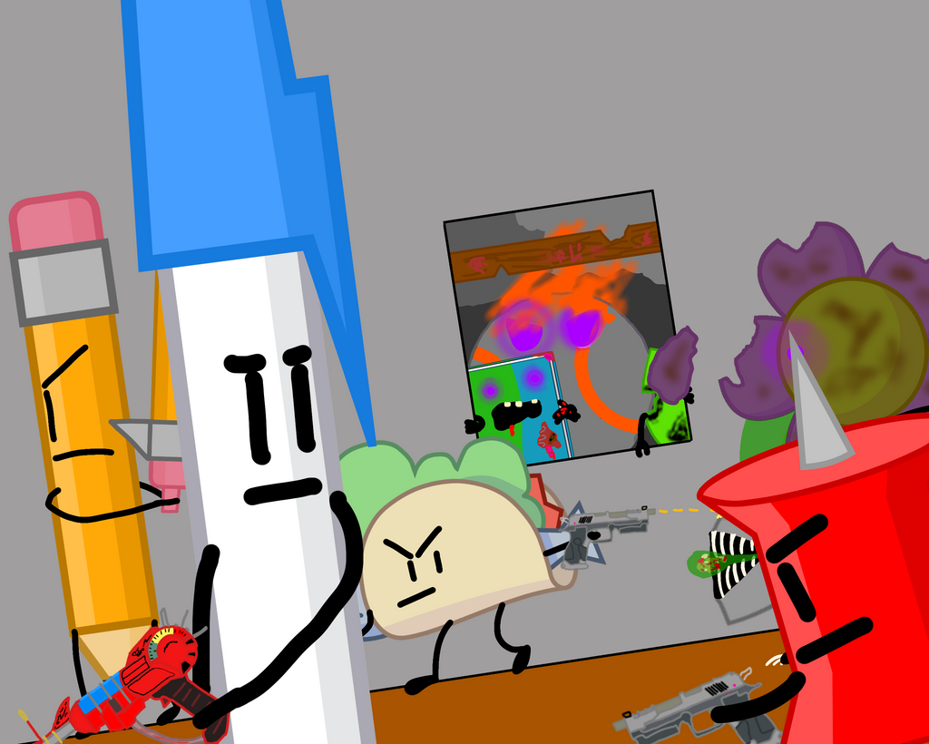 CoD zombies meet BFDI/BFB by Jetpackboi on DeviantArt
