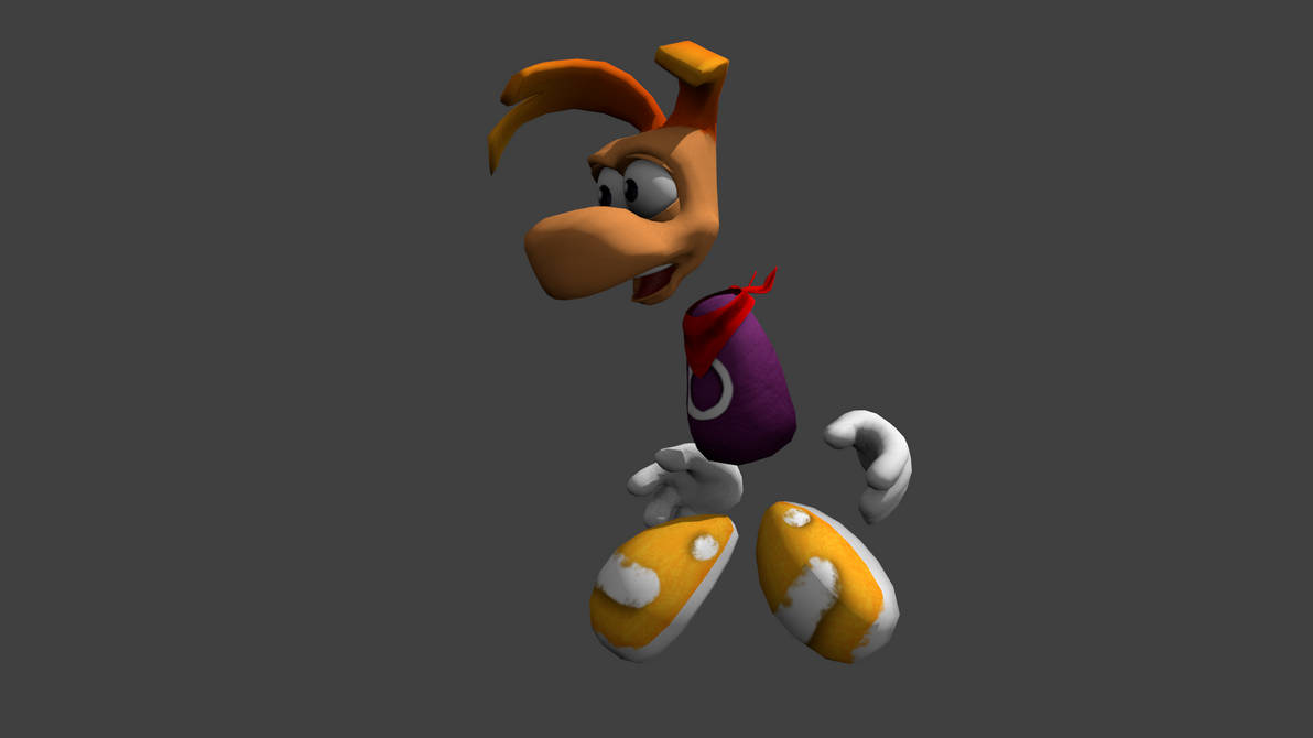 Rayman Model by Thepixldude on DeviantArt