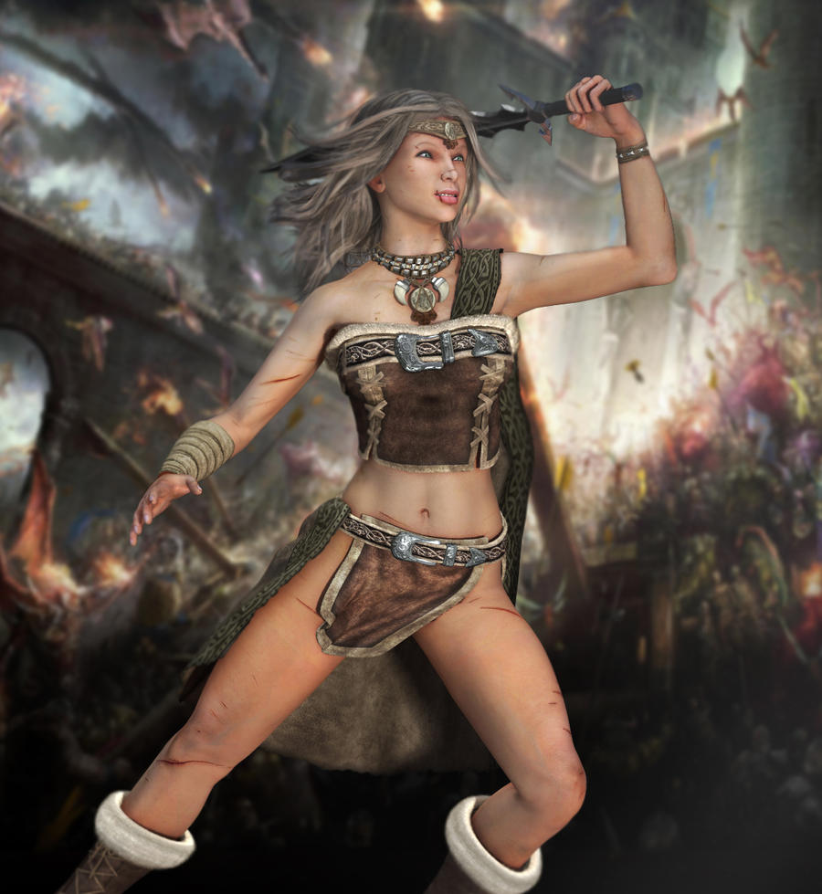 Warrior Girl - Posed