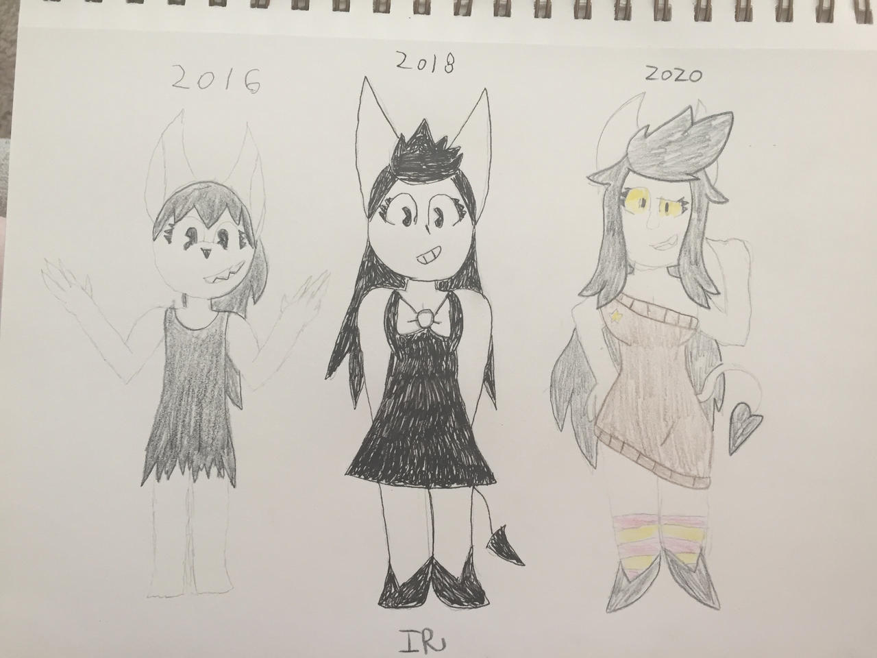 Old Inky The Evolution Of Inky by XxWolfieTheWolfxX on DeviantArt