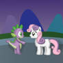 spike and sweetie belle - request first panel