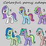 Colorful Pony Adopts