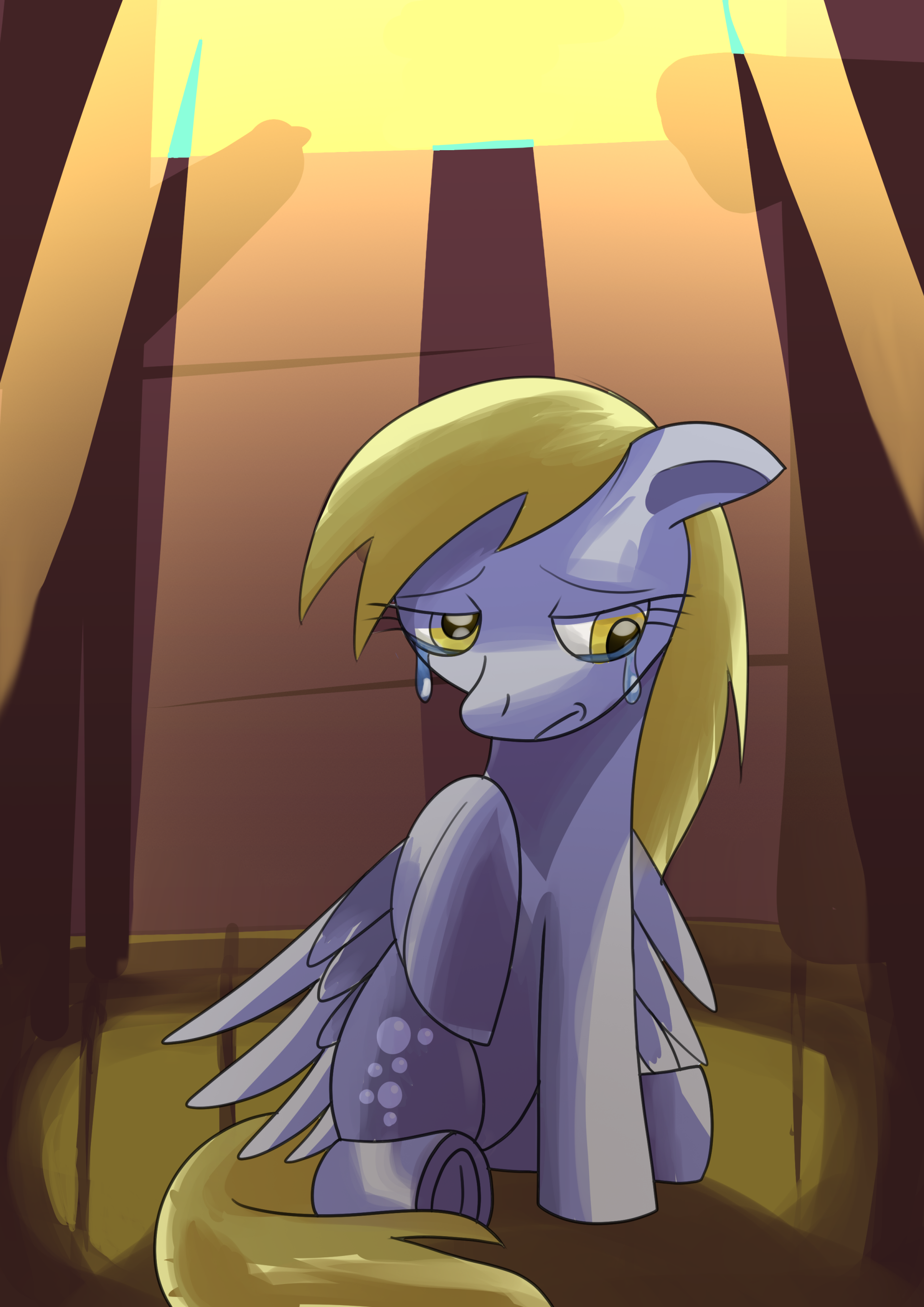 Sad Derpy Commission