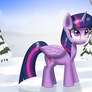 Twilight heard something in the forest