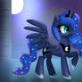 Princess Luna Walking At Night