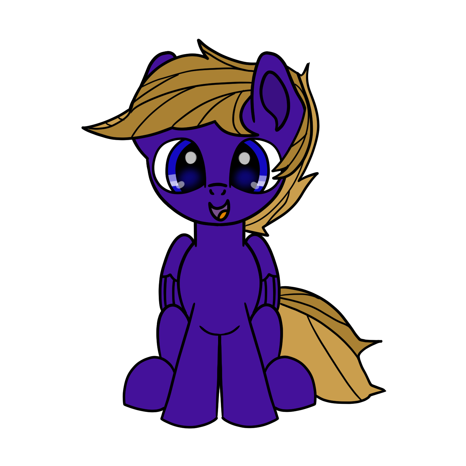 Sitting Pony YCH