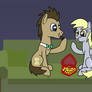 Doctor And Derpy Valentine Commission