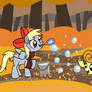 Playing With Derpy - commission