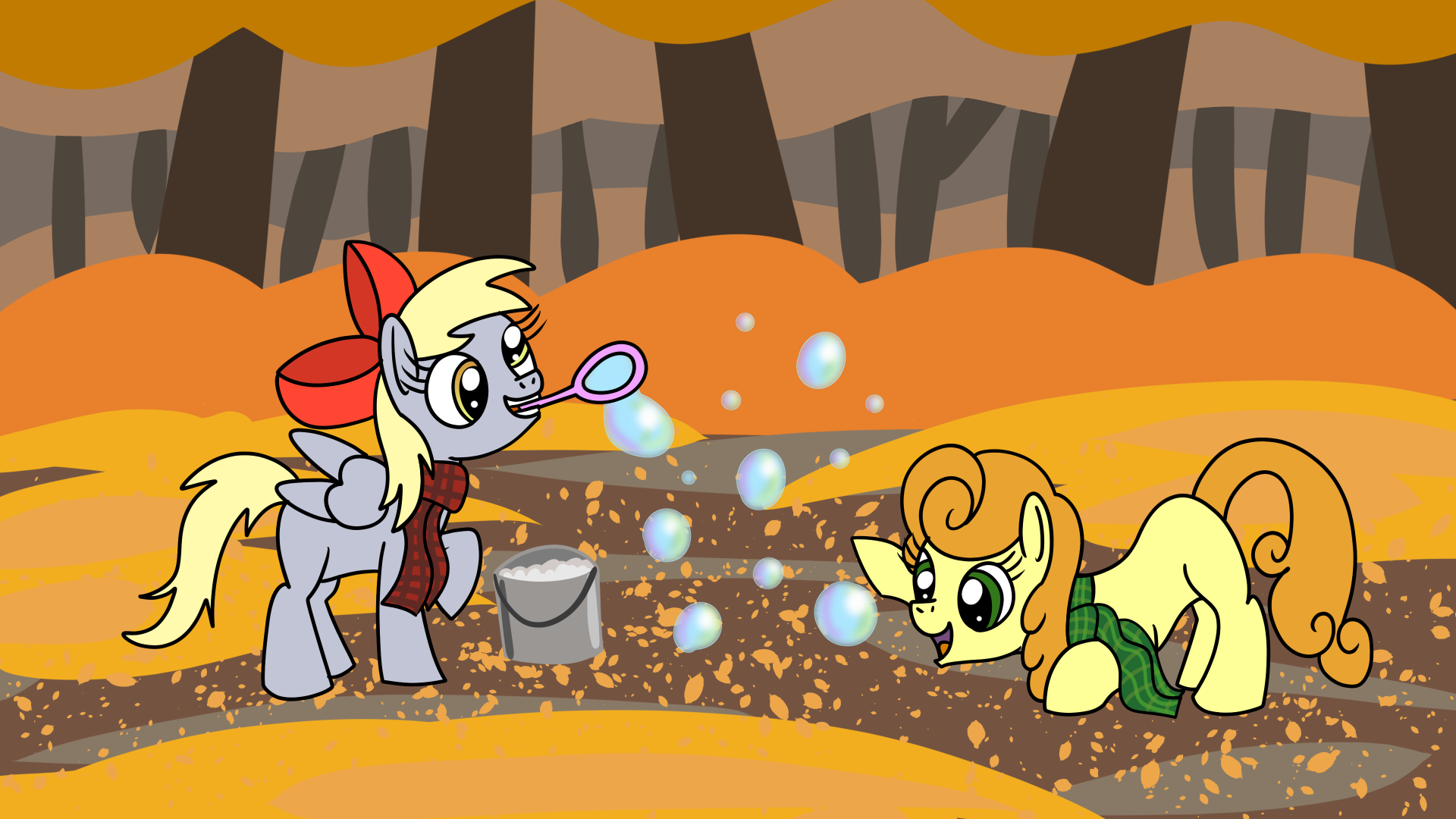 Playing With Derpy - commission