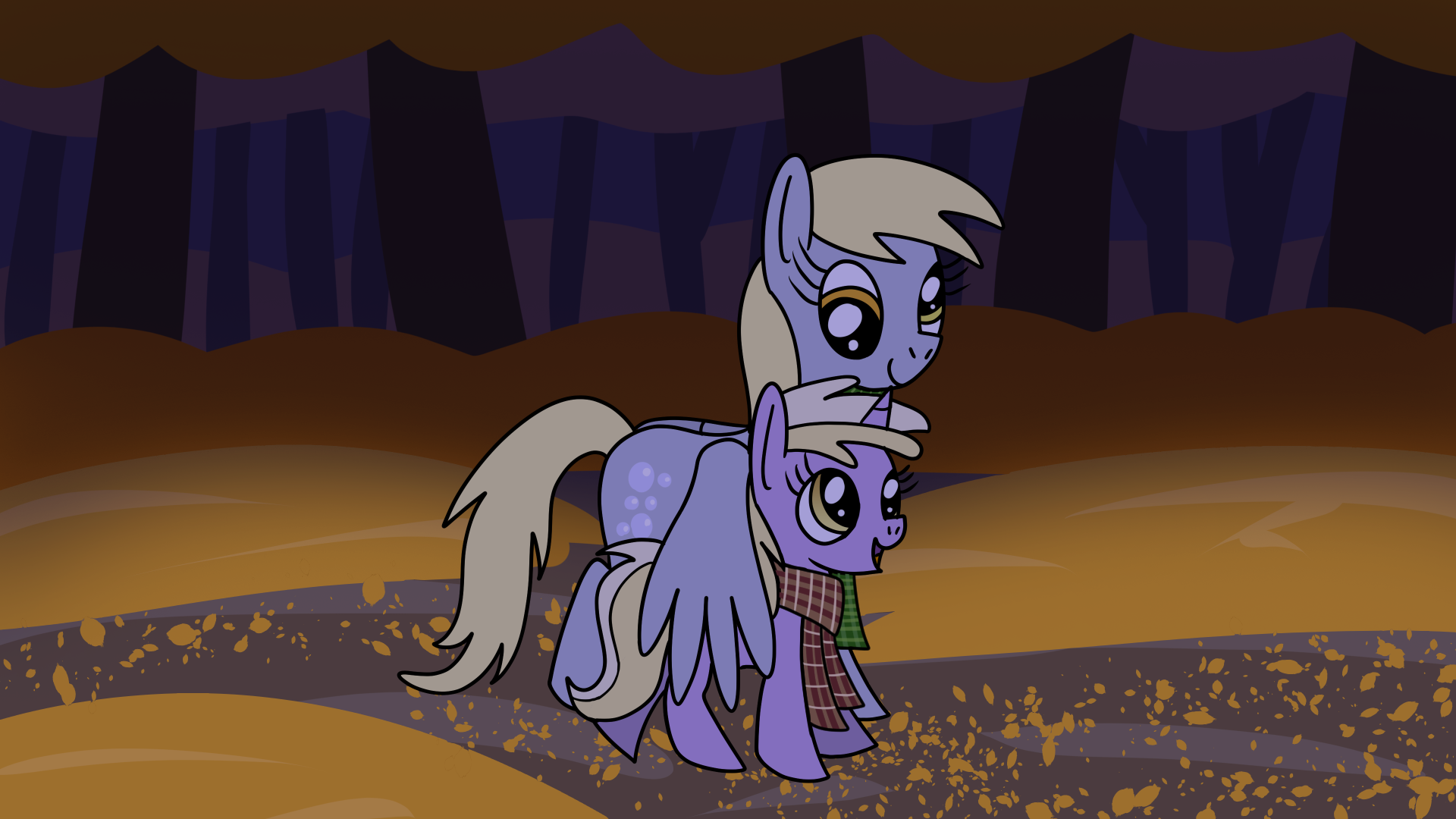 Autumn Night Walk Commission