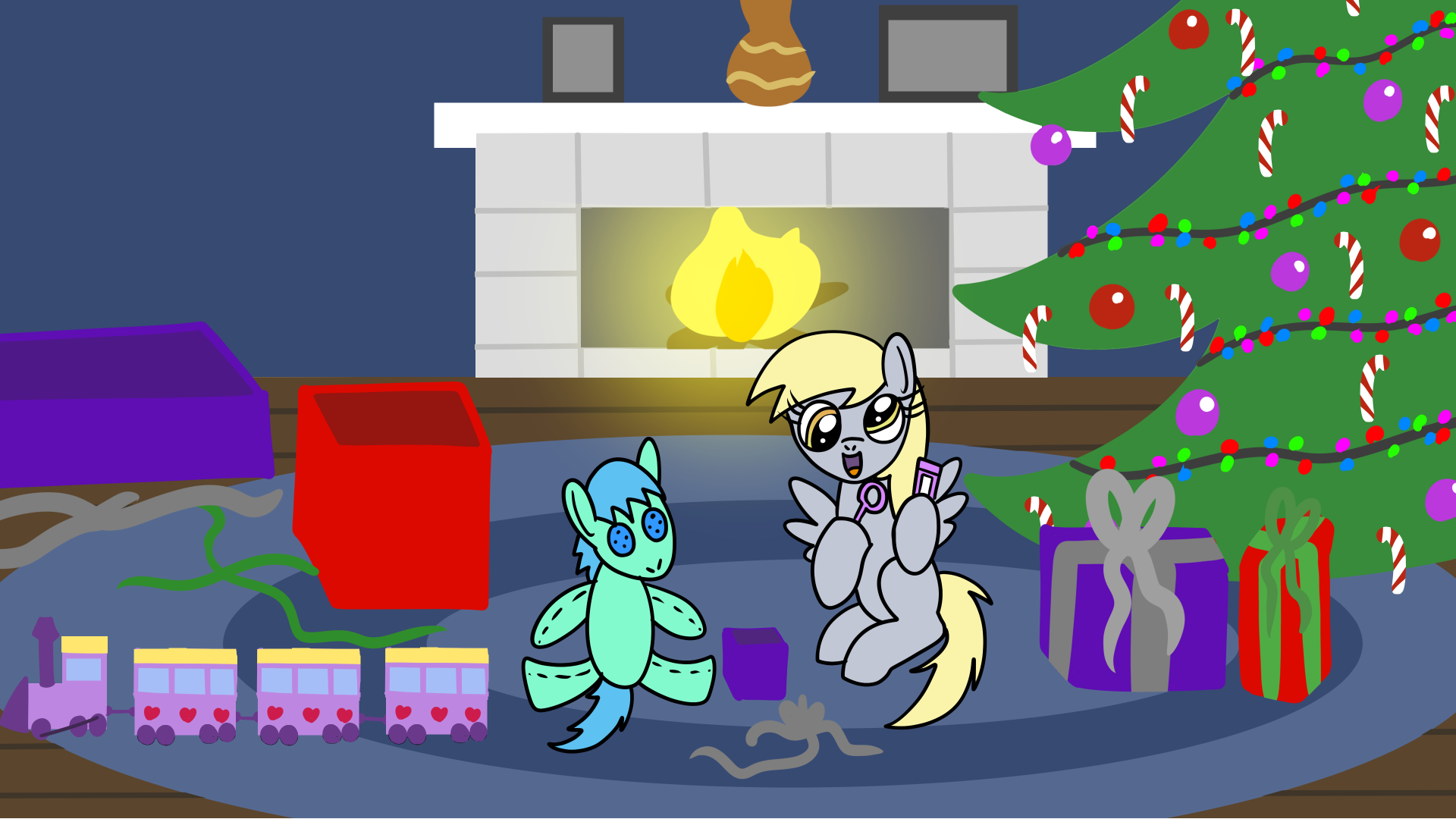 Derpy's first bubble wand - commission