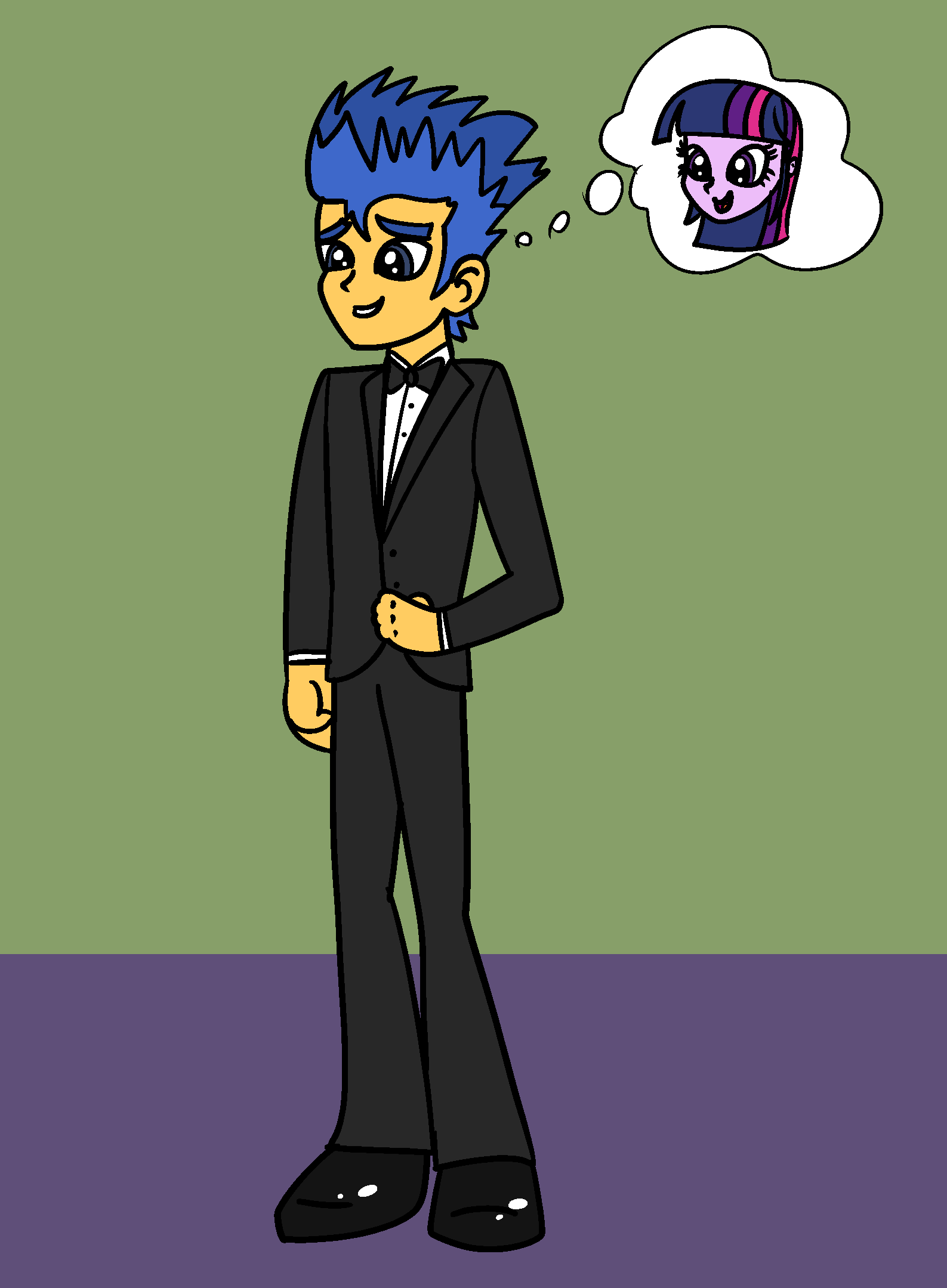 Flash Sentry Tuxedo Commission