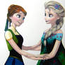 Elsa and Anna Frozen fever