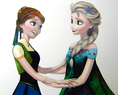 Elsa and Anna Frozen fever